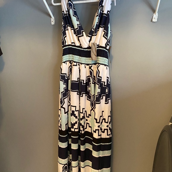 NWT NY & Company Eva Mendes Sleeveless Maxi Dress - Picture 4 of 4